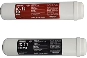 TERMOIDRAULICA RV Filtro in linea Ionicore per sedimenti IC-11SE filtro in linea Ionicore IC-11C GAC carbone attivo granulare. Ricambi originali per sistemi ad osmosi inversa e microfiltrazione acqua