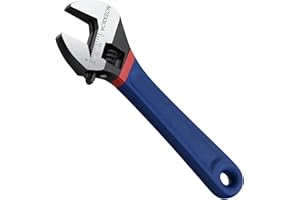 VORXEON Adjustable Spanner Set 6inch 8inch 10inch Metric and SAE Wrench Spanner Wrench Shifter Spanners Wide Jaw, with a Soft Handle Grip for Home reparing,DIY (6 inch)