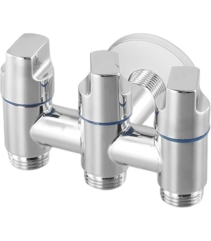 Toto TSMXW Valvola Deviatrice A Tre Vie Per Doccia - Corpo In Ottone Massiccio, Attacchi NPT 1/2", Cartuccia In Ceramica