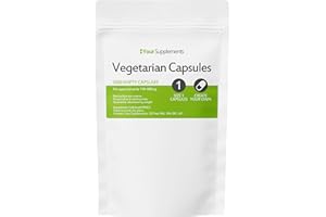 YOURSUPPLEMENTS Your Supplements - Size 1 Empty Vegetarian Capsules - Pack of 1000
