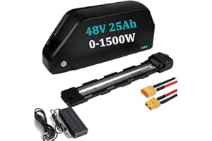 UNIT PACK POWER UPP 48V 25Ah Batterie de vélo électrique pour 1500W 1000W 750W Moteur Avant Moteur arrière Hub Moto Batterie pour kit de Roues ebike Batterie- kit de Conversion ebike Batterie