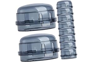 CORHAD 10pcs Disco Ball Flower Pot Gas Range knob caps Safety Gas knobs Guards Oven knob Hanging planters for Indoor Plants Gas Cooker Safety Cover Baby Oven Stove Child -