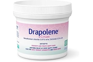 Drapolene Antiseptic Cream Anaesthetic Healing Prevents Relief Rash, 350g