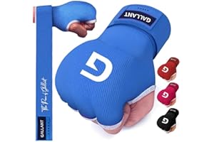 Gallant Boxing Wraps - Gel Hand Wraps Boxing Inner Gloves - 75cm Long Wrist Wrap - Elasticated, Fist Protection For Martial Arts, Muay Thai, MMA, Punching - Fits Men Women Kids
