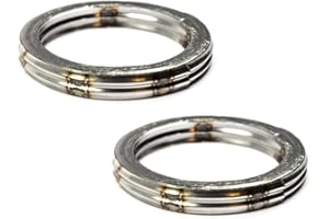 MORTCH MOTORS Auspuff Krümmer Dichtung Set 2 Stück für Adly/Herchee AGM Aiyumo Aprilia ATU Baotian Benzhou Beta China Motor CPI Explorer Generic Giantco Jiajue Jonway Keeway Kreidler KSR-Moto Lifan Longbo MBK