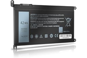 BIUBOTY WDX0R WDXOR Battery Compatible with Dell Laptop Battery WDXOR for Inspiron 13 15 5000 7000 Series 7579 7570 5379 5378 Latitude 3490 3590 3500