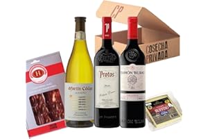 GENÉRICO CAJA GOURMET | Cajas/Cestas de Navidad - Envío 24 H - Jamon, Salchichon, Chorizo, Queso, Vino - Lotes de Regalo - Cosecha Privada (1)