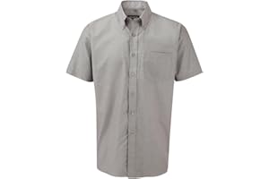 RUSSELL EUROPE Russel Europe Herren Oxford Kurzarm Hemd