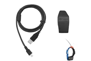 PLOUGHNAVI Charger Clip pour Garmin T5 TT15 TT10 Dog Collar Charging Cable