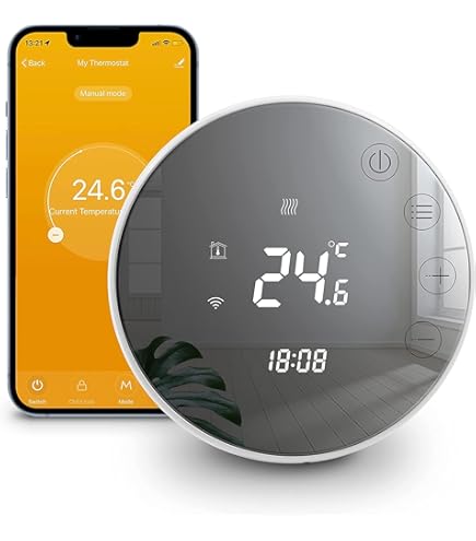 Raumthermostat WLAN MoesGo WiFi Smart Thermostat für Heizungssteuerung