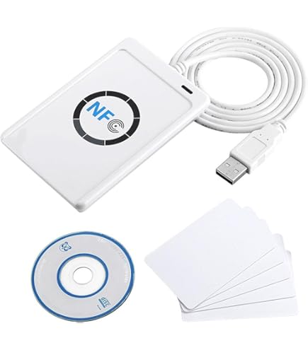 Gaocinys RFID-kaartlezer Writer kopieerduplicator volledige ID/IC-frequentie met gratis software smartphone app decodering NFC simuleren voor kopiëren toegangscontrolekaarten