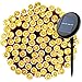 Produktbild Lunalife Solarbetriebene Außen-Lichterkette, 21,9 Meter, 200 warmweiße LED-Lichter, wasserdichte Lichterkette, 8 Modi, für Weihnachten, den Garten, Zuhause, Hochzeiten, Halloween, Feiern