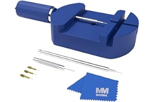 MMOBIEL Kit d'outils de réparation pour bracelet de montre - Outil de réparation pour horloger - Avec poussoirs à ressort en acier