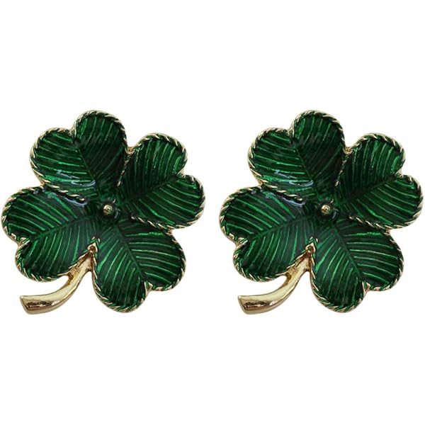 Spilla Quadrifoglio Portafortuna Verde Con Strass: Eleganza E Fortuna Per Donne E Ragazze. Gioiello Perfetto Per San Patrizio, Matrimoni E Ogni Occasione. - 3