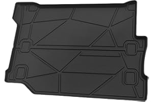 HEROFFIX Flat Face Cargo Liner Rear Trunk Mat Trunk Cargo Luggage Boot Tray Mat Irregular Pattern for Jeep Wrangler JL 2018-2023 Anti-Slip