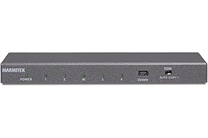 Duplicador HDMI 4K60 - Marmitek Split 614 UHD 2.0 - 1 entrada 4 salidas - Ultra HD - Divisor HDMI - 3840 x 2160 - 60 Hz - HDR - Colores cromáticos - 18 Gbs - HDCP 2.2 - Interruptor EDID