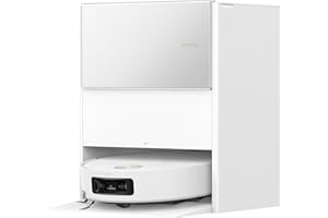 dreame Aqua10 Ultra Roller Complete Robot Aspirateur, Nettoyage Automatique du Rouleau, Évitement d'obstacles de 8 cm, Vidage Automatique, Aspiration de 30 000 Pa, Commande Vocale Intelligente