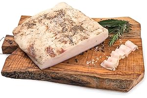 SALUMERIA DI MONTE SAN SAVINO Lardo da Cinta Senese DOP Rückenspeck vom Cinta Senese Schwein aus der Toskana (200gr)