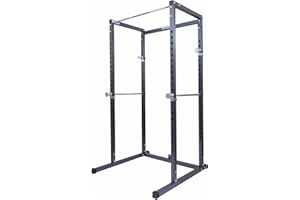 GYM MASTER Heavy Duty Power Rack Weight Lifting Cage & Pull Up Bar