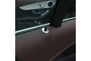 METYOUCAR 4pcs ABS Car Door Lock Cover Trim For GLC X253 C Class W205 2015-2019 (silver)