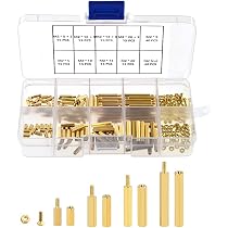 Messing Hex Spacer Standoff Bouten M2.5x5mm - Set Van 40 Stuks