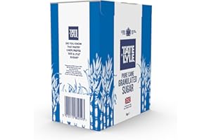 Tate & Lyle - Granulated White Sugar - Versatile Pure White Cane Sugar for Everyday Sweetening, Cooking & Baking - Consistently Fine Quality - UK Packed - 1 x 3kg