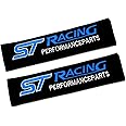 Racing Style Seat Belt Pads. Pair Supplied. Ka Fiesta Focus Mondeo Fusion Kuga Ecosport Puma Galaxy B-Max C-Max