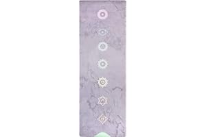 Myga Vegan Suede Yoga Mat - Luxurious Non-Slip Exercise Mat for Hot Yoga, Pilates, Meditation and Stretching for Women & Men - Comfortable & Durable for Home, Gym & Studio - 183cm x 61cm x 3mm