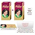 Suhag Multicolor Forehead Bindi Box Simple Plain Round Bindis Bindiya Combo of 2 Bindi, 15 Flaps Each (Size 8, Dia- 2.5mm)
