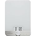 KitchenAid KQ908 Glass Surface 11 Pound Capacity Digital Kitchen and Food Scale, White