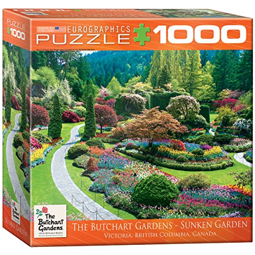 Preisvergleich Produktbild Eurographics Puzzle 1000 Pc - Butchart Gardens, Sunken (8x8 box) (MO) - (EG80000700)