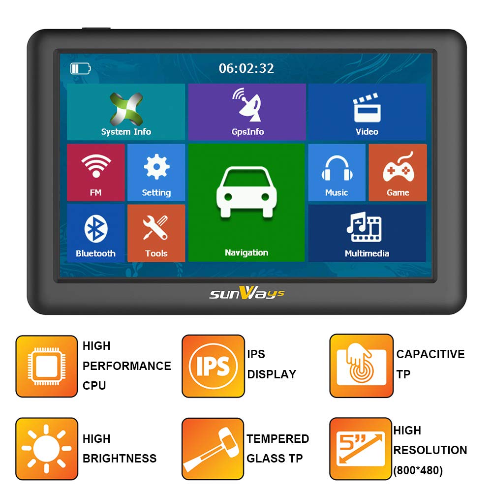 5-inch-SAT-NAV-IPS-display-and-high-brightness-visible-in-any-direction-capacitive-touch-panel-UK-and-all-Europe-maps-with-built-in-8GB-without-inserting-an-SD-card