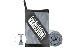 Woukksy Ręcznik z mikrofibry - szary