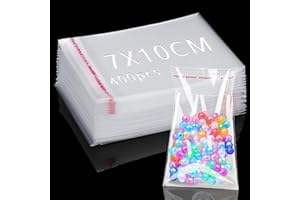 LONELY HIGH HEELS 400 Bolsas Transparentes OPP 7x10cm - Bolsas Celofan Autoadhesivas para Chuches, Regalos, Joyas y Tarjetas