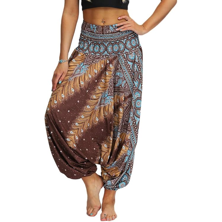 YOUR COZY Sarouel De Yoga Pour Femme Palazzo Beach Wear Large