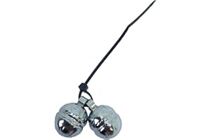 GB FALCONRY SUPPLIES Falconry Diamond Cut Lahore Nickel plated Bells (pairs)(size 5)