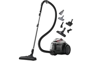Electrolux EL61A4UG Aspirapolvere senza sacco Serie 600, Aspirapolvere Potente 700W con Accessori, Elevata Filtrazione, 1.6 Litri, 74 dB(A), Urban Grey