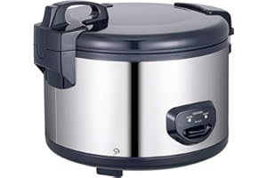 CUCKOO CR-3511 Cuiseur à riz professionnel pour restaurant 6,3 l | pour 35 personnes | Fonction maintien au chaud | Acier inoxydable | Couvercle amovible