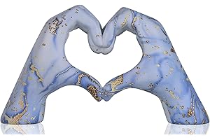 DOVDOV Sternenhimmel-Dekoration, Liebes-Fingerstatue, modern, moderne Kunst-Skulptur, personalisierte Finger-Heimdekoration, kreative Hochzeitsdekoration, Heim-Desktop-Dekoration