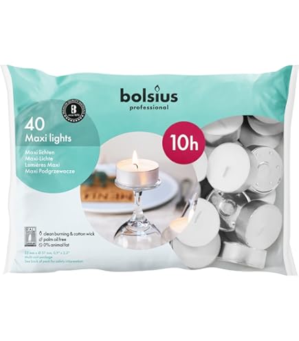 200 Teelichter Hillfield - 4 Stunden Brenndauer Aus Deutscher Produktion