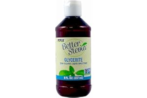 NOW Foods Stevia glycerite, 8 once Fl (pacchetto di 2) 8 once (pacchetto di 2)