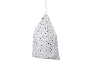 ‎HUTCH & PUTCH hutch&putch 2X Pucktuch Bio Baumwolle 60x60cm im Beutel - Spucktuch Baby - Mulltuch 100% Baumwolle - Musselin Wickeltuch - Kuscheltuch saugstark, extra weich mit Dots-Motiv