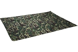 Simlug Camuflaje Portátil Ligero Impermeable Estera RainTent Tarp Refugio para Camping Mochilero Aventura al Aire Libre(2 * 1.5m)
