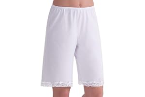 YILEEGOO Women Lingerie Pajamas Short Pants Satin Pettipants Snip-it Culottes Slips Bloomers