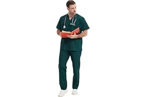 MISEMIYA - Uniformi Unisex Set Camice – Uniforme Medica con Maglia e Pantaloni Uniformi Mediche Camice Uniformi sanitarie - Ref.6801-6802
