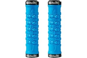 Chooee 1 Pare Puños BMX MTB Cycle Bicicleta de Montaña Mango de la Barra de Goma Extremo Grip(Negro/Azul/Rojo/Amarillo/Verde)