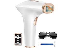 TIIMAGIC IPL Geräte Haarentfernung Laser mit 3 Erweiterte Funktionen-HR/SC/RA und 9 Energiestufen, 999.900 Lichtimpulse Haarentfernung Laser für Männer, Frauen, Achseln, Beine, Körper