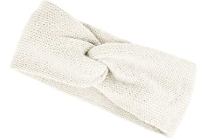 ‎NEVERLESS Neverless® Women's Knitted Winter Knot Ear Protection Knitted Headband