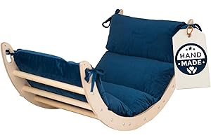 WoodsCraft Arche d'Escalade pour Bebe et Enfant avec Coussin Hypoallergénique | Arche Montessori Bebe - Arche Escalade | Jeux Montessori: Escalade Enfant Interieur
