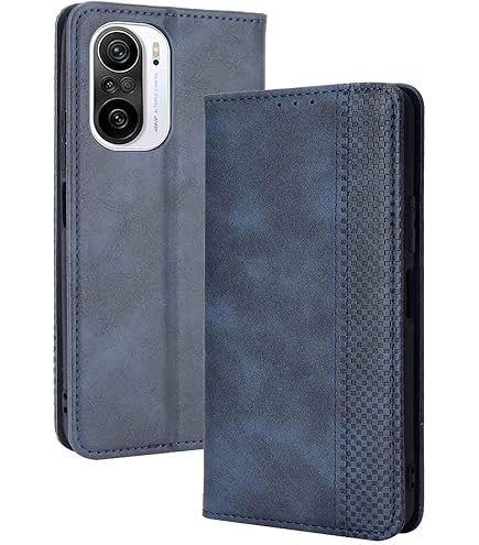 ZONNAVI Leder-Hülle Für Xiaomi Poco F3 5G / Mi 11i – Flip Case Mit Kartenfächern & Ständerfunktion (Rot)